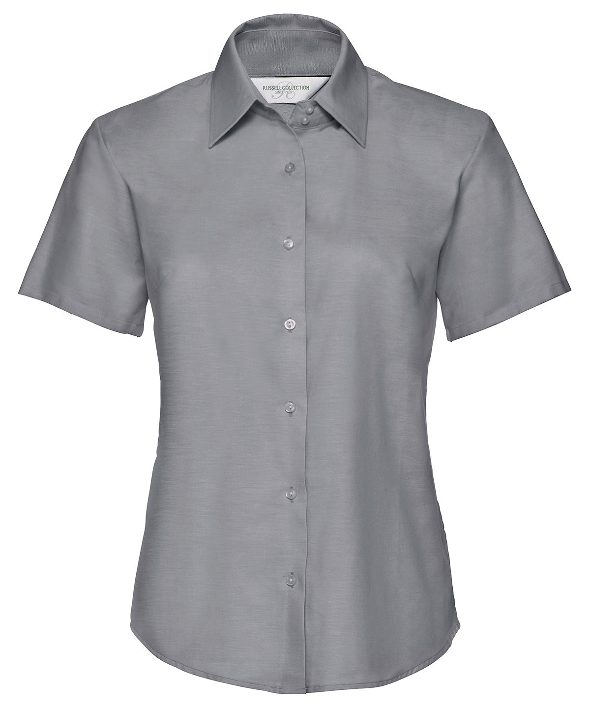 Russell Collection - Women's short sleeve Oxford shirt - J933F