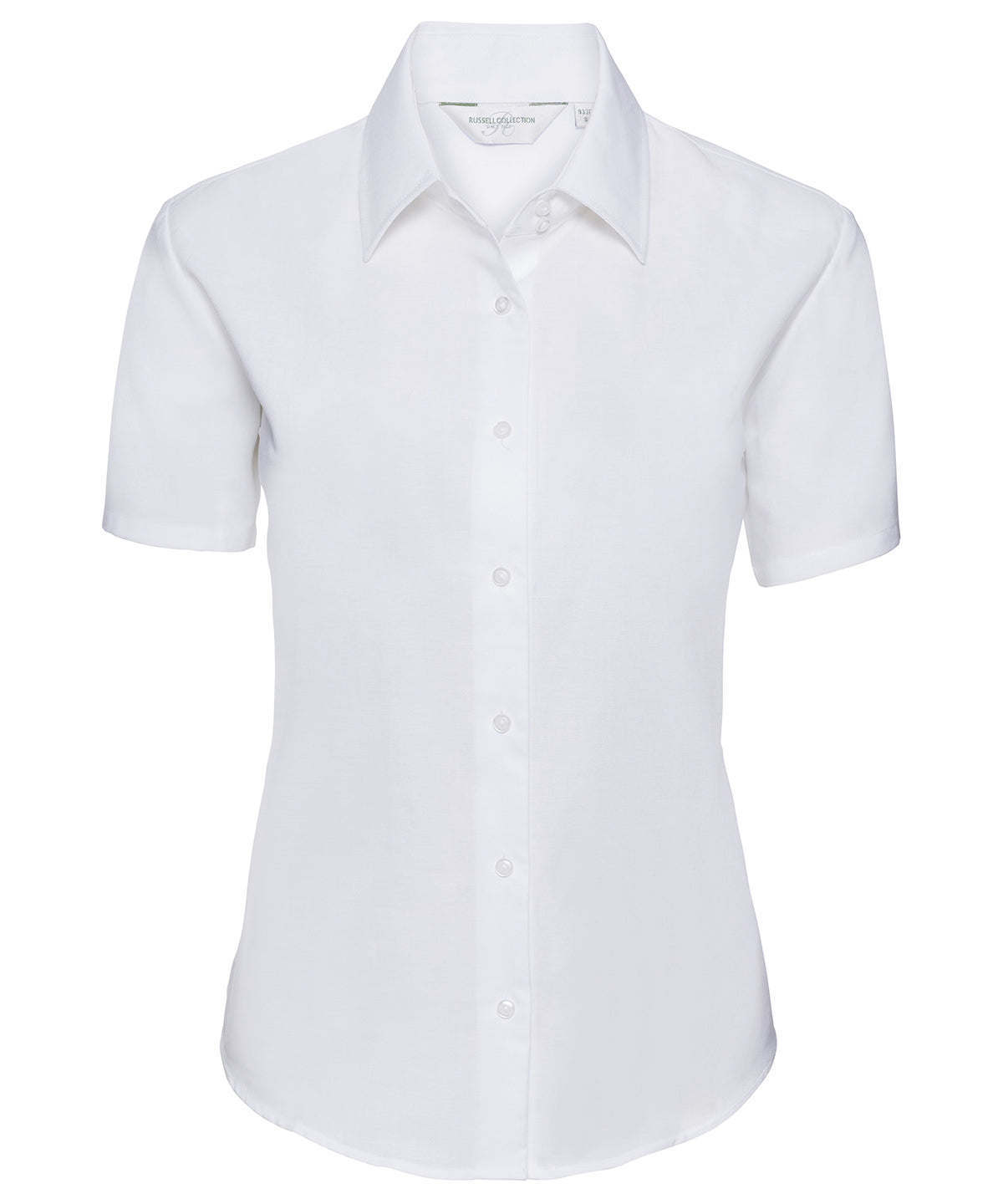Russell Collection - Women's short sleeve Oxford shirt - J933F