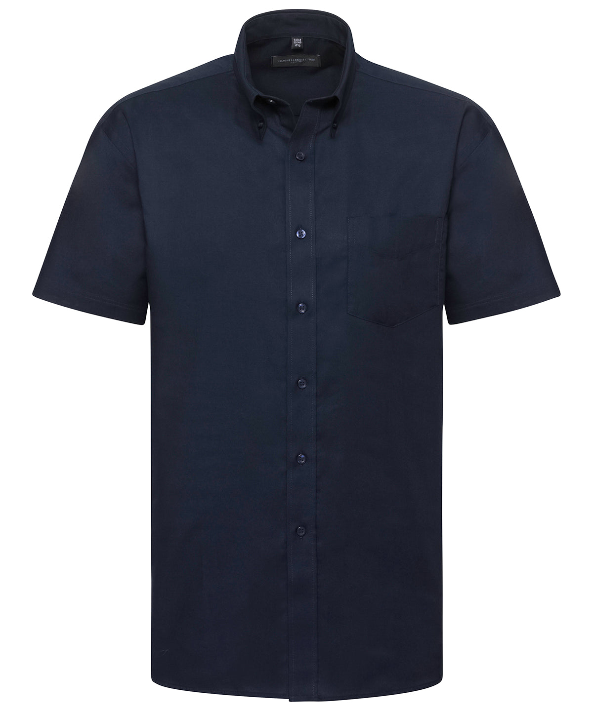 Russell Collection - Short sleeve easycare Oxford shirt - J933M