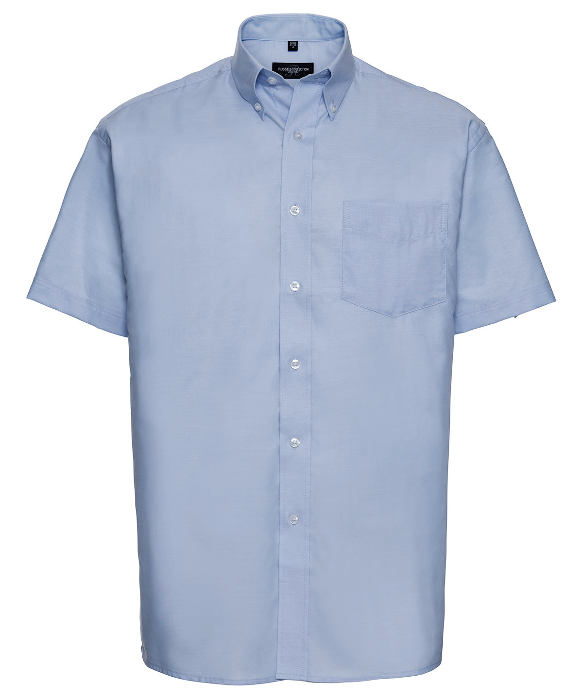 Russell Collection - Short sleeve easycare Oxford shirt - J933M
