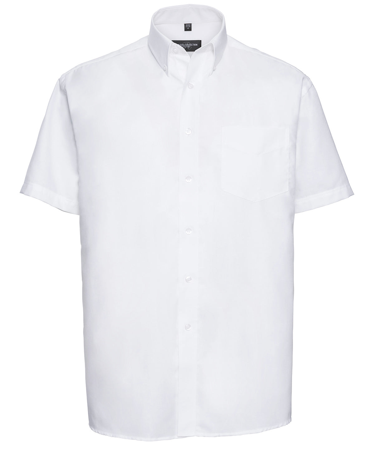 Russell Collection - Short sleeve easycare Oxford shirt - J933M