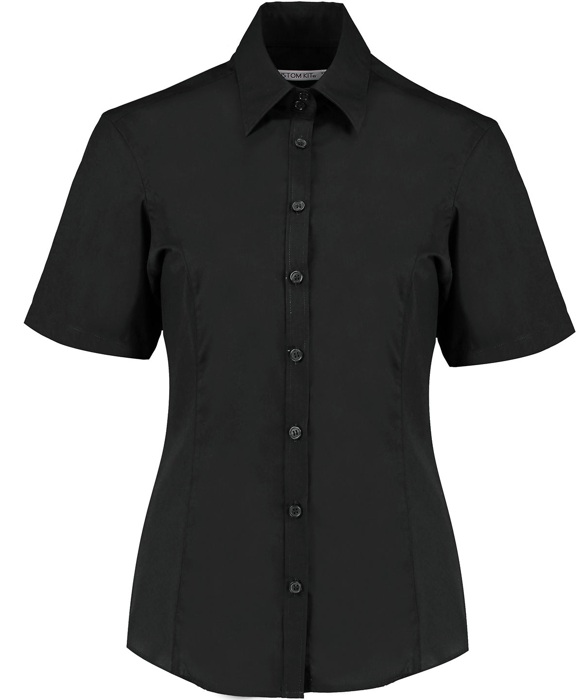 Kustom Kit - Business blouse short-sleeved (tailored fit) - K742F