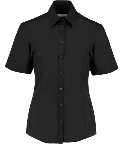 Kustom Kit - Business blouse short-sleeved (tailored fit) - K742F