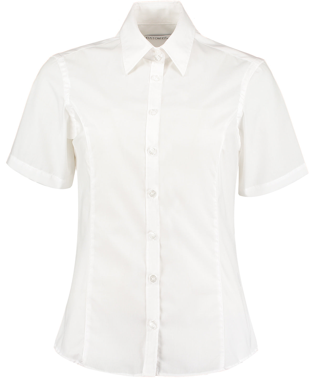 Kustom Kit - Business blouse short-sleeved (tailored fit) - K742F