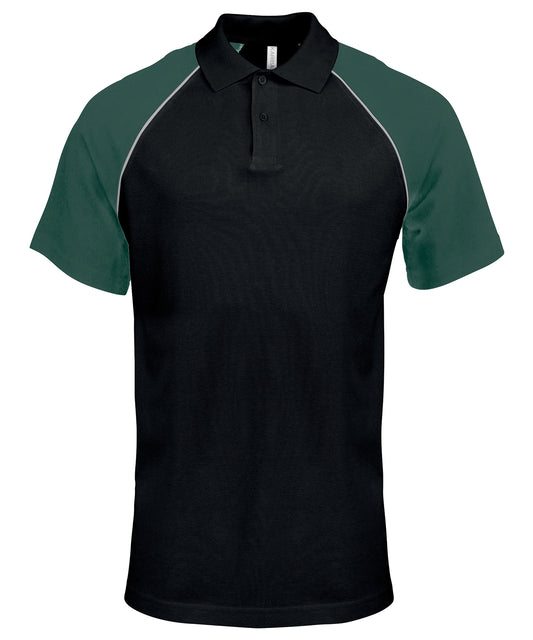 Kariban - Polo baseball contrast polo shirt - KB226