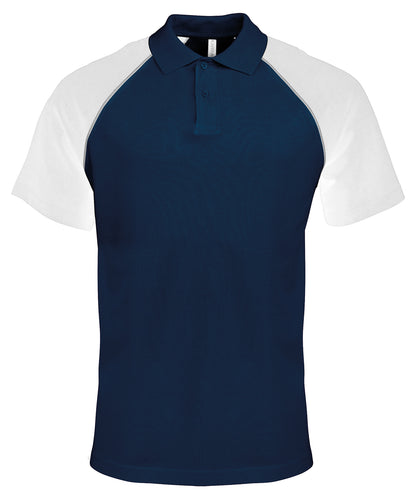 Kariban - Polo baseball contrast polo shirt - KB226