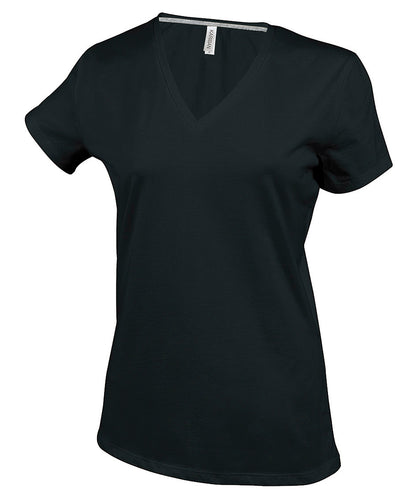 Kariban - Ladies' short-sleeved V-neck T-shirt - KB381