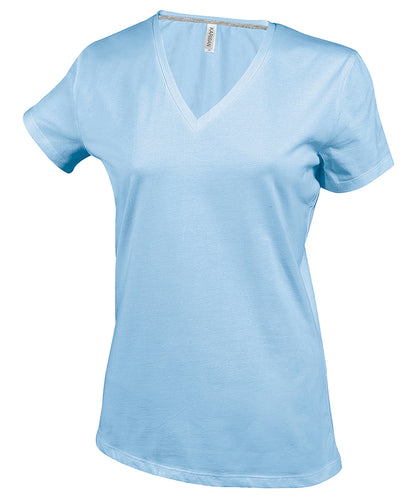 Kariban - Ladies' short-sleeved V-neck T-shirt - KB381