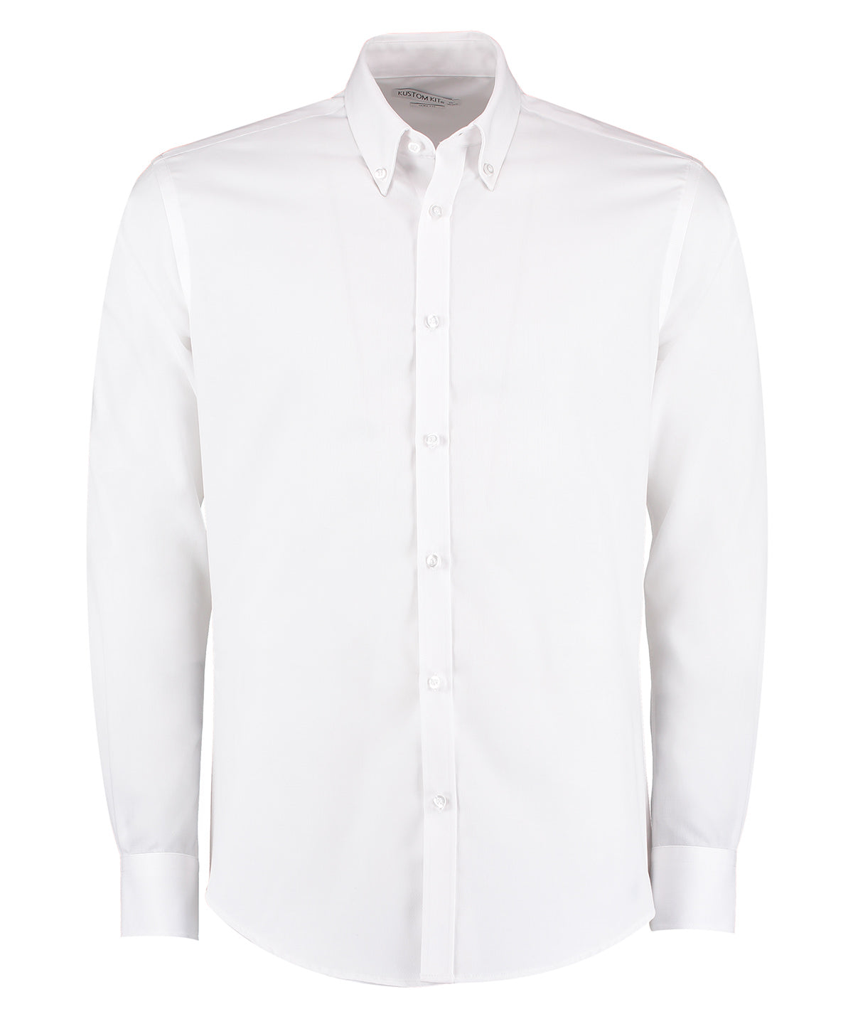 Kustom Kit - Slim fit non-iron Oxford twill shirt long-sleeved (slim fit) - KK139