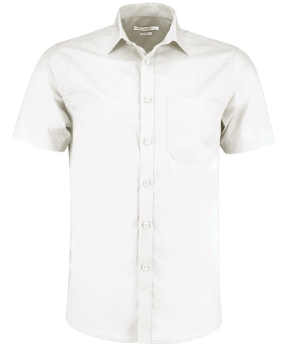 Kustom Kit - Poplin shirt short-sleeved (tailored fit) - KK141