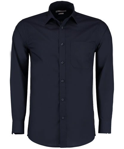 Kustom Kit - Poplin shirt long-sleeved (tailored fit) - KK142