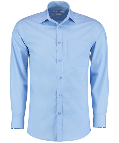Kustom Kit - Poplin shirt long-sleeved (tailored fit) - KK142