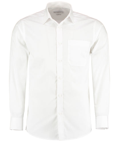 Kustom Kit - Poplin shirt long-sleeved (tailored fit) - KK142