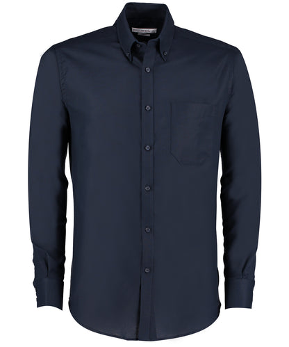 Kustom Kit - Slim fit workwear Oxford shirt long-sleeved (slim fit) - KK184