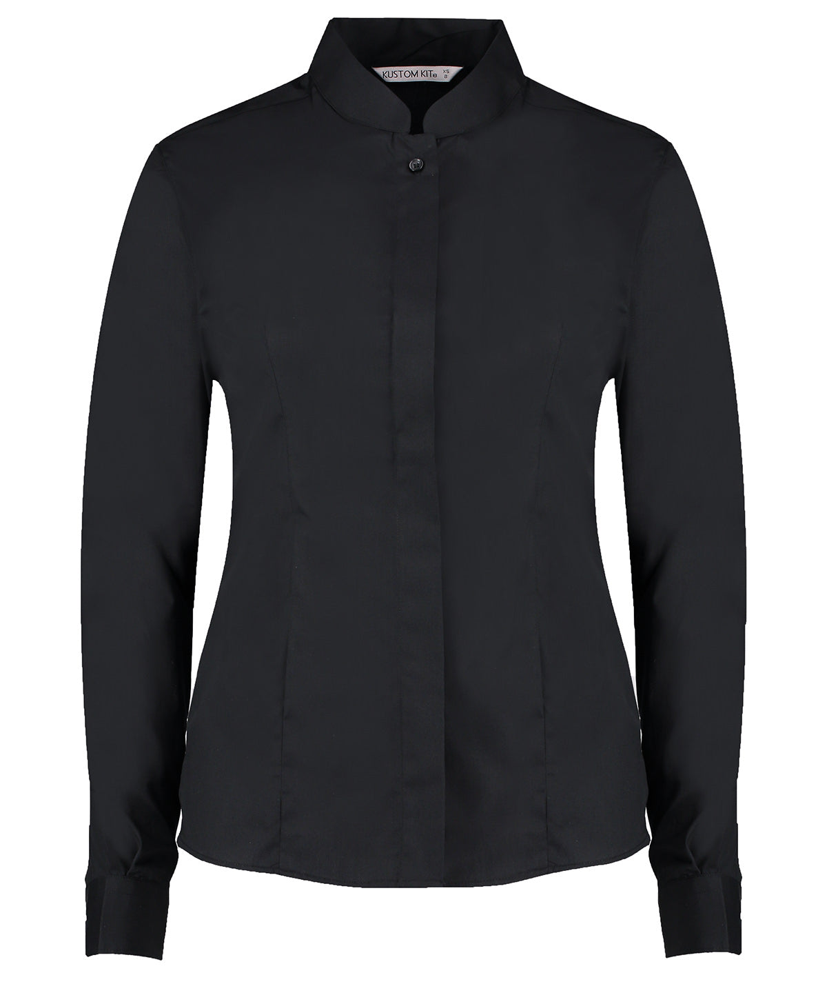 Kustom Kit - Women's mandarin collar shirt long-sleeved (tailored fit) - KK261