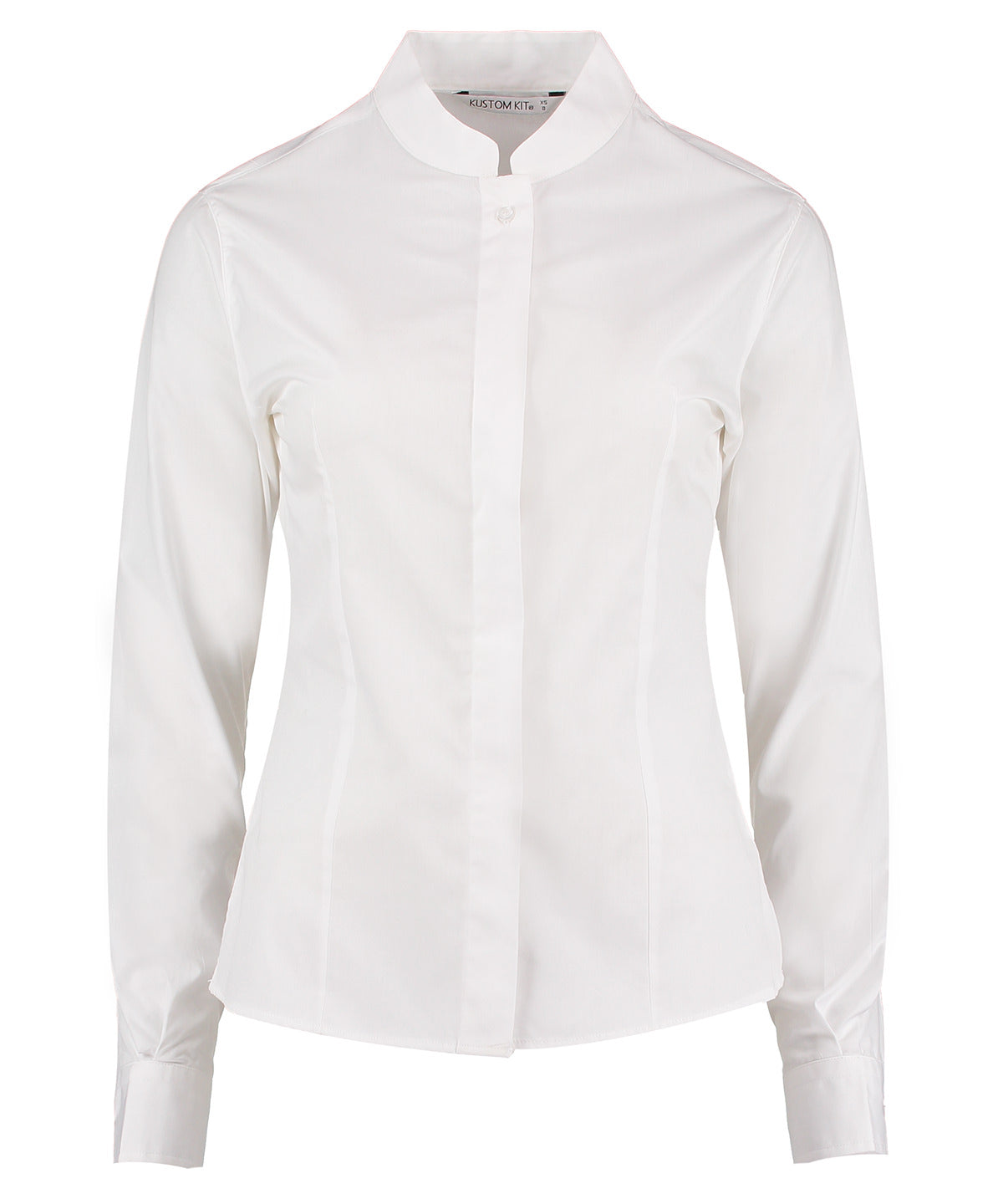 Kustom Kit - Women's mandarin collar shirt long-sleeved (tailored fit) - KK261
