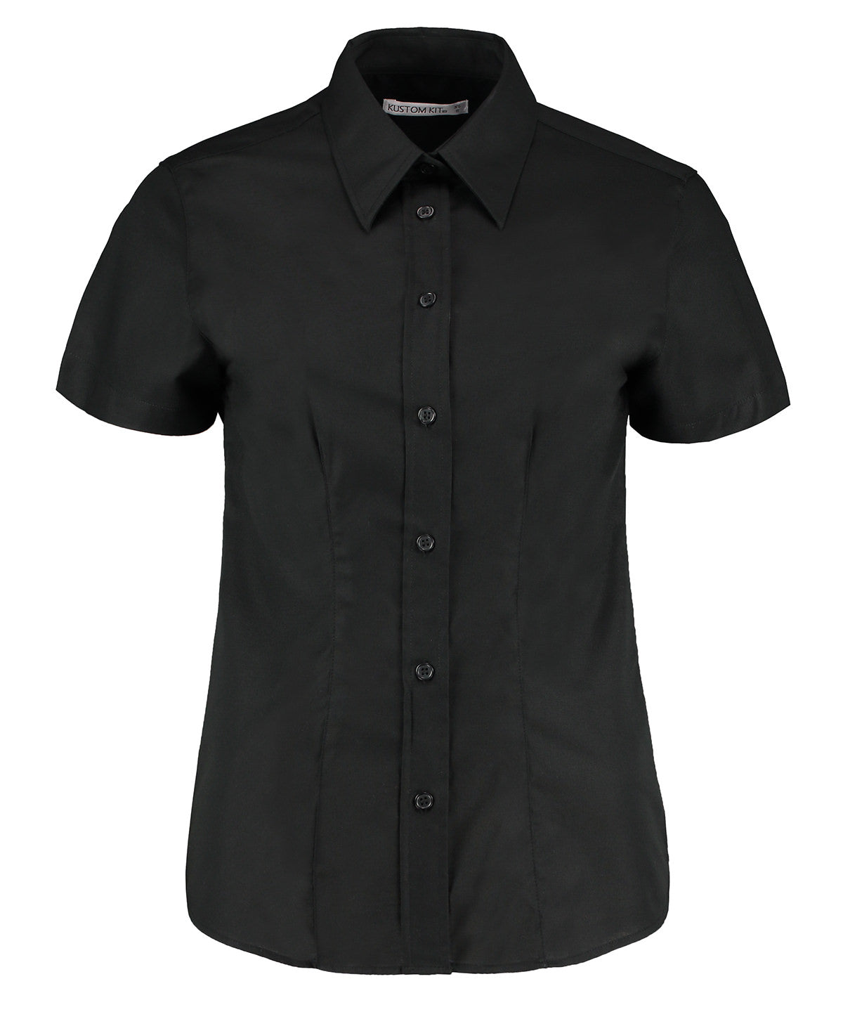 Kustom Kit - Women's workplace Oxford blouse short-sleeved (tailored fit) - KK360