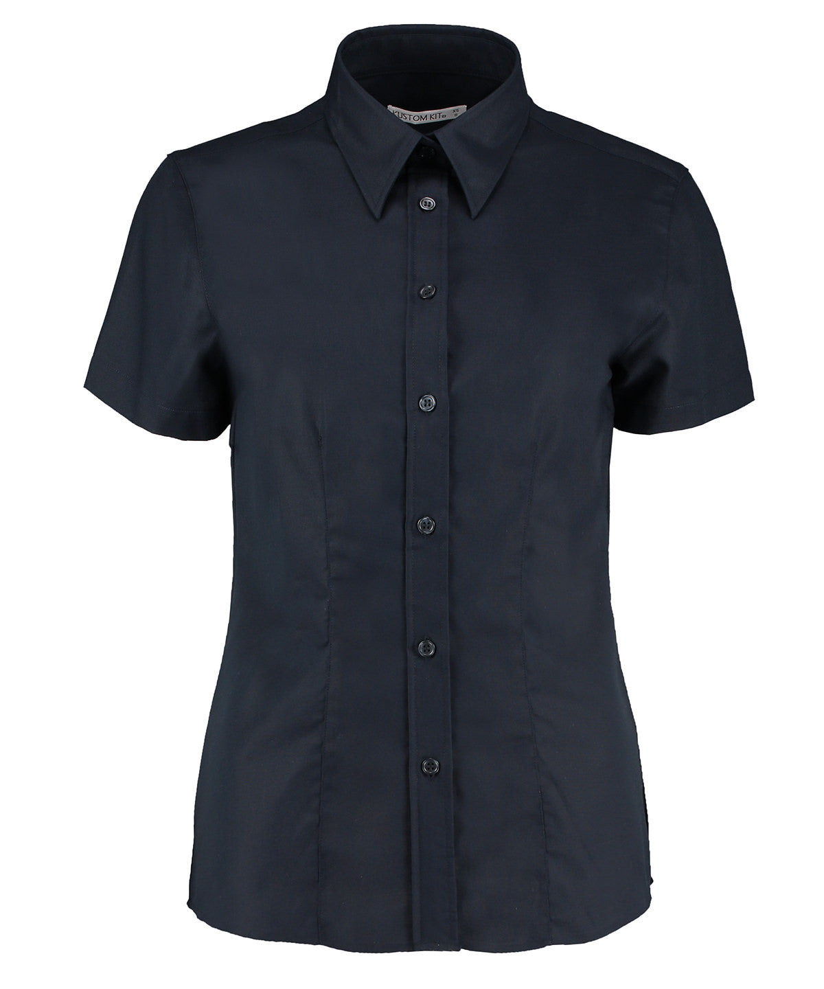 Kustom Kit - Women's workplace Oxford blouse short-sleeved (tailored fit) - KK360