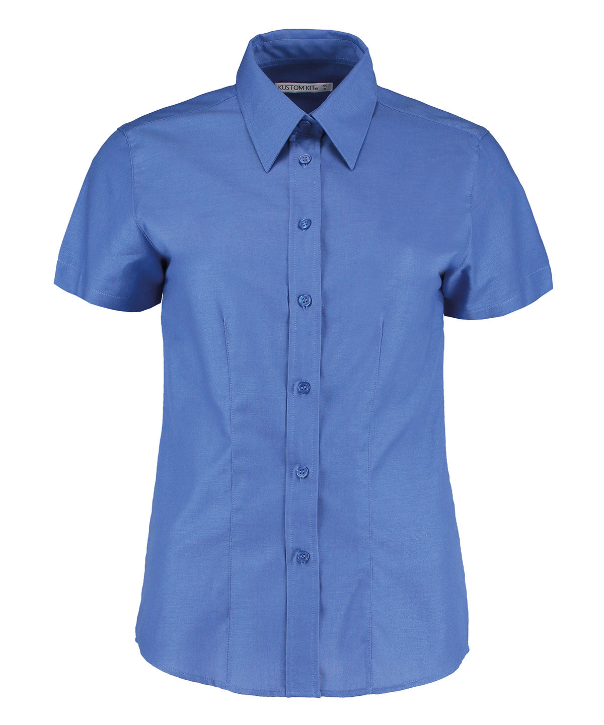 Kustom Kit - Women's workplace Oxford blouse short-sleeved (tailored fit) - KK360