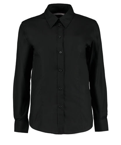 Kustom Kit - Women's workplace Oxford blouse long-sleeved (tailored fit) - KK361