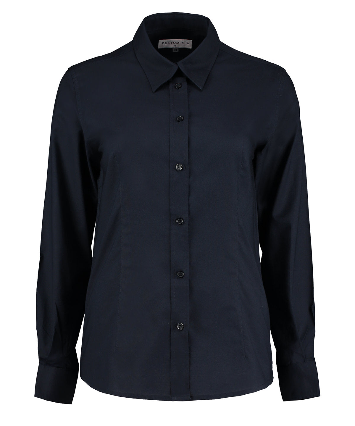 Kustom Kit - Women's workplace Oxford blouse long-sleeved (tailored fit) - KK361