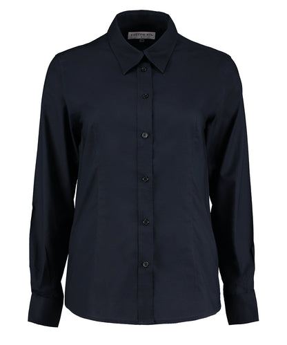 Kustom Kit - Women's workplace Oxford blouse long-sleeved (tailored fit) - KK361