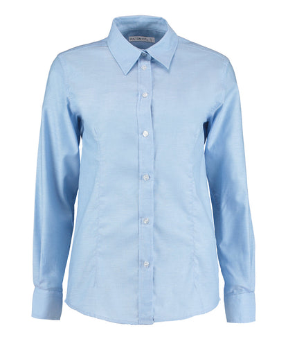 Kustom Kit - Women's workplace Oxford blouse long-sleeved (tailored fit) - KK361