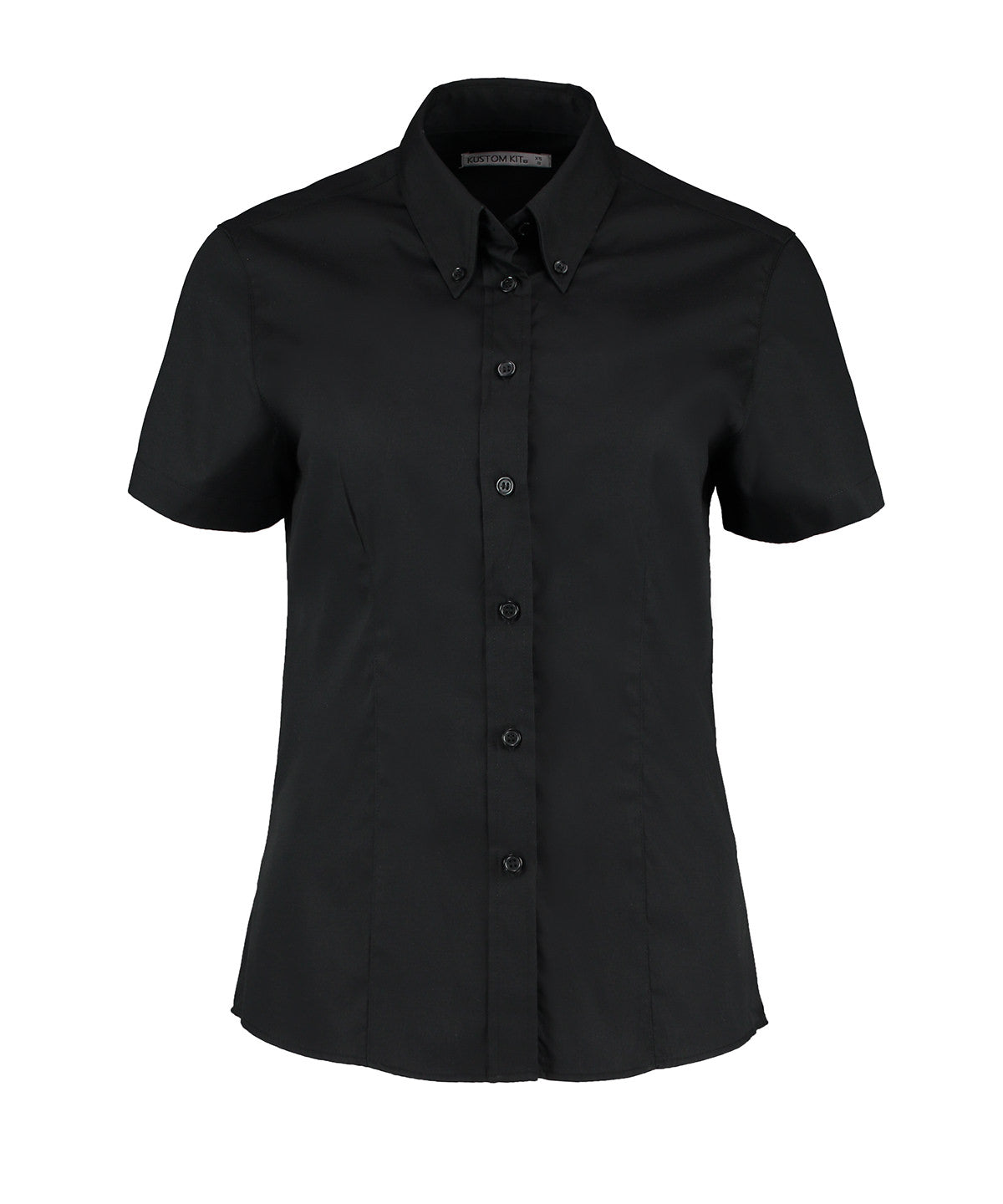 Kustom Kit - Women's corporate Oxford blouse short-sleeved (tailored fit) - KK701