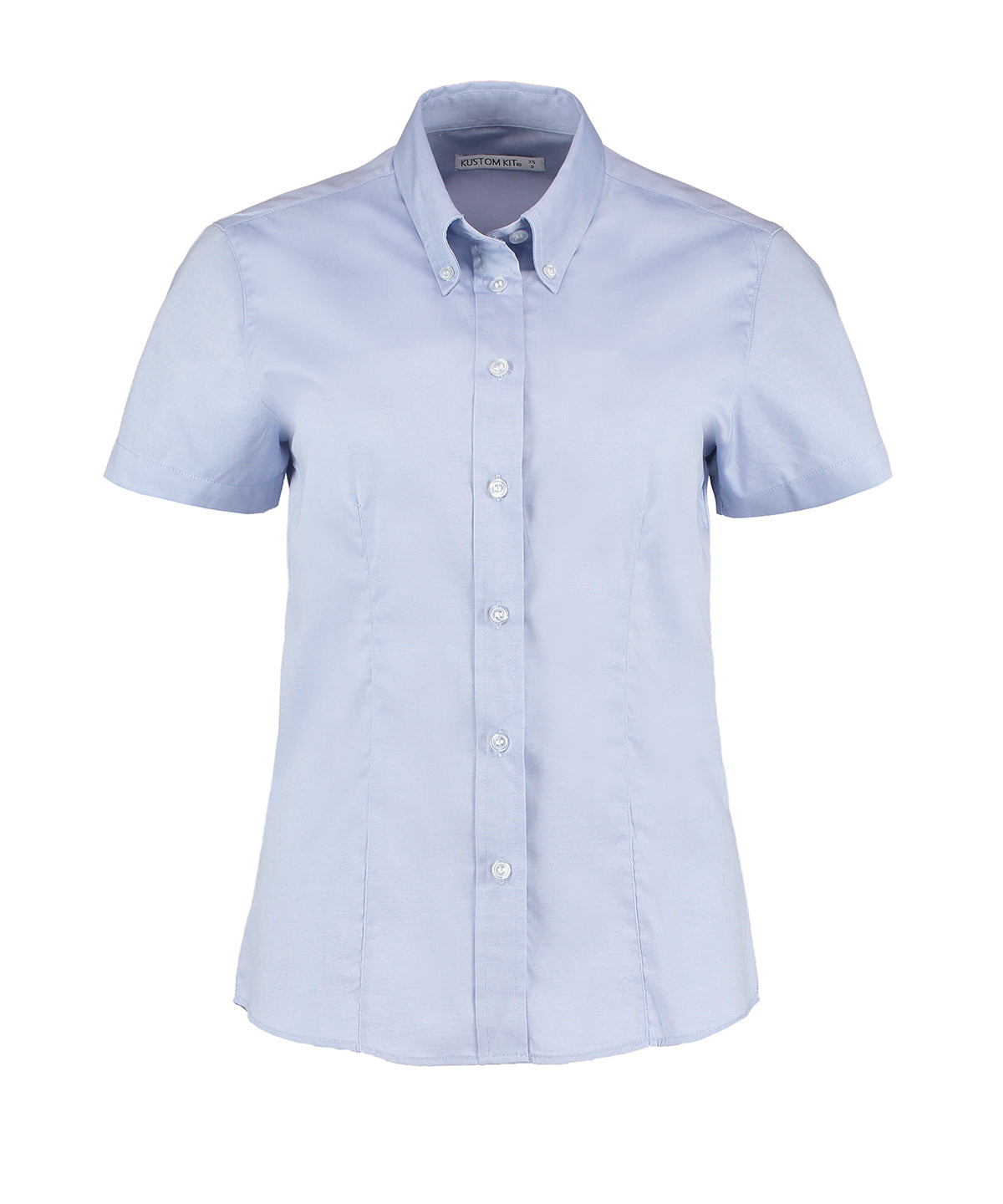Kustom Kit - Women's corporate Oxford blouse short-sleeved (tailored fit) - KK701