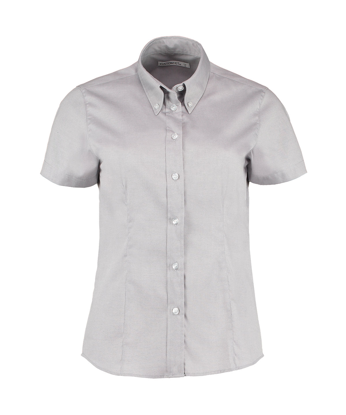 Kustom Kit - Women's corporate Oxford blouse short-sleeved (tailored fit) - KK701