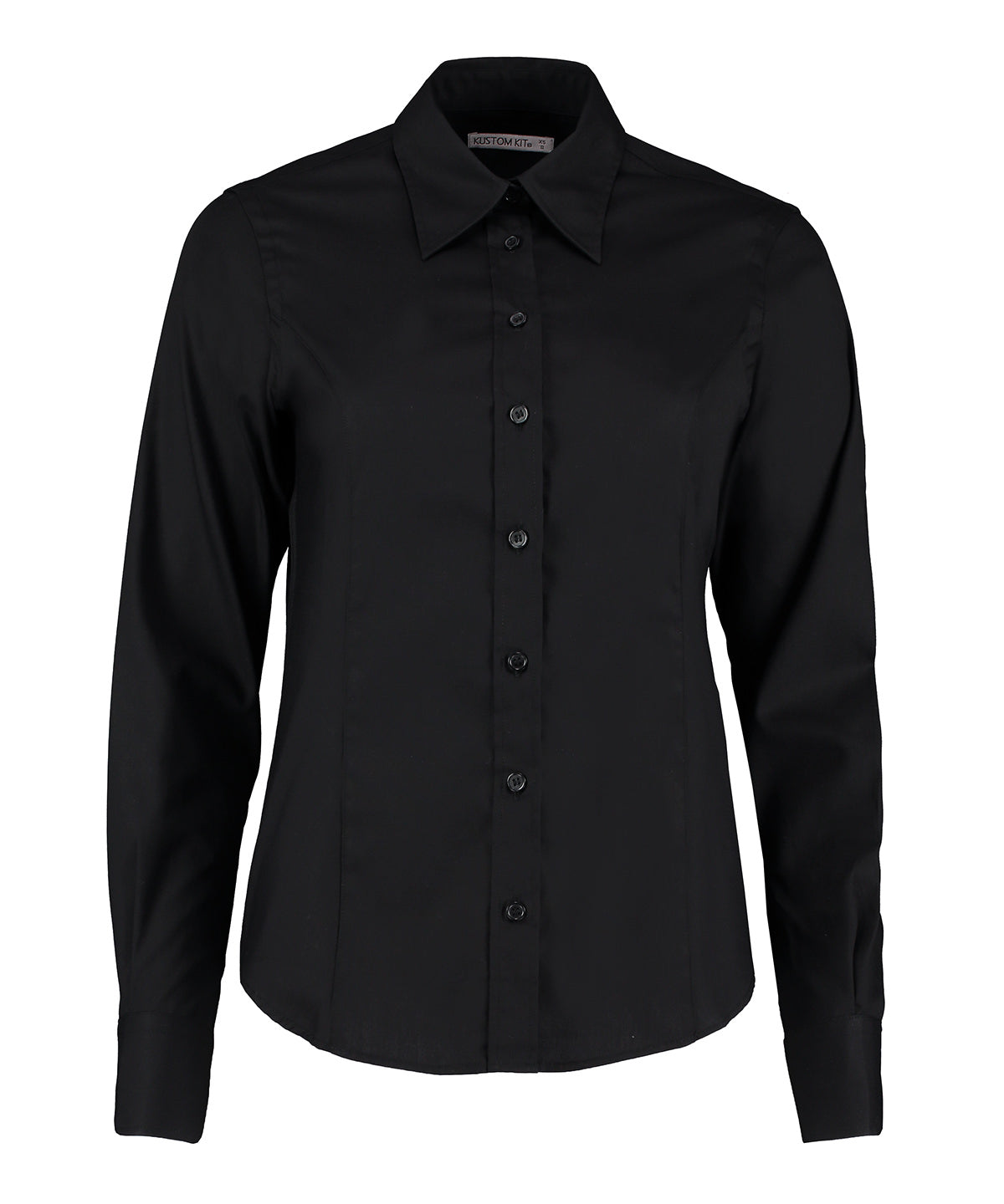 Kustom Kit - Women's corporate Oxford blouse long-sleeved (tailored fit) - KK702