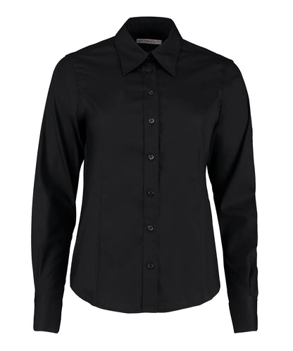 Kustom Kit - Women's corporate Oxford blouse long-sleeved (tailored fit) - KK702