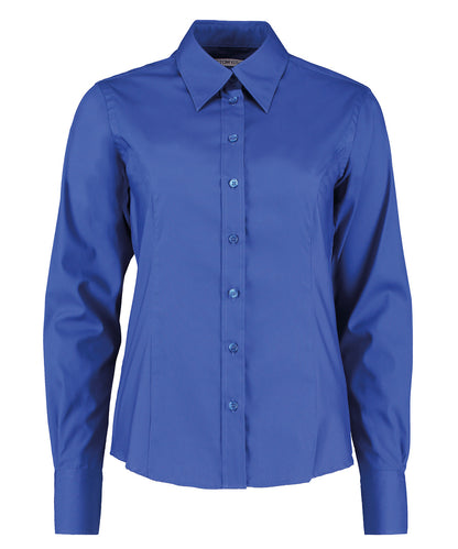 Kustom Kit - Women's corporate Oxford blouse long-sleeved (tailored fit) - KK702