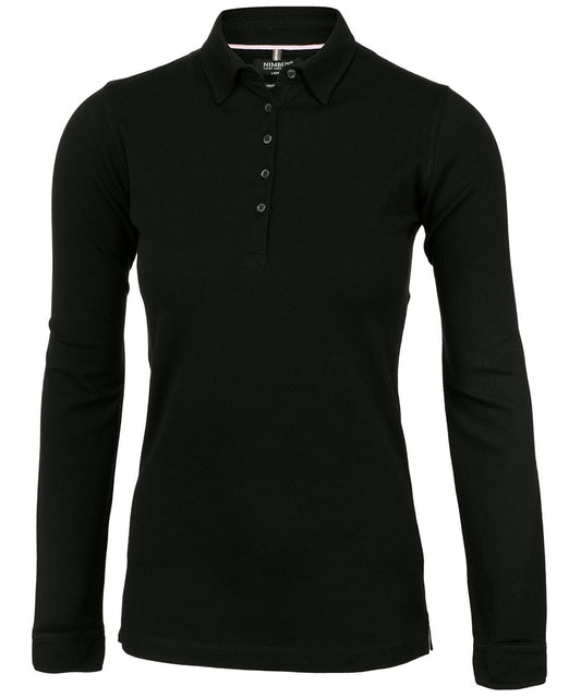 Nimbus - Women’s Carlington – deluxe long sleeve polo - NB71F