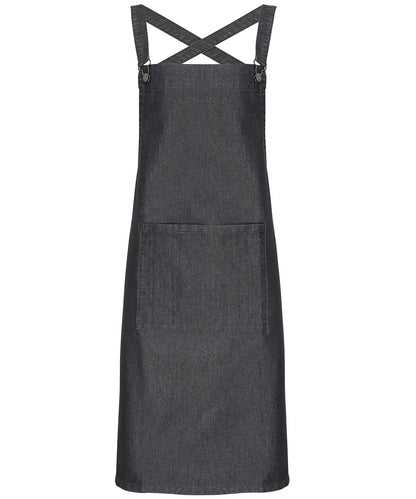 Premier - Cross back 'barista' bib apron - PR129