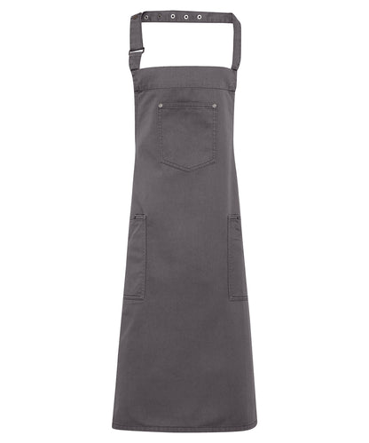 Premier - Chino cotton bib apron - PR132
