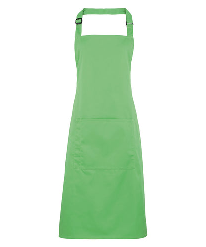 Premier - Colours bib apron with pocket - PR154