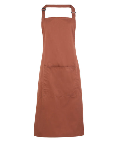 Premier - Colours bib apron with pocket - PR154