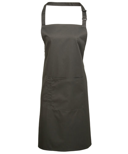 Premier - Colours bib apron with pocket - PR154
