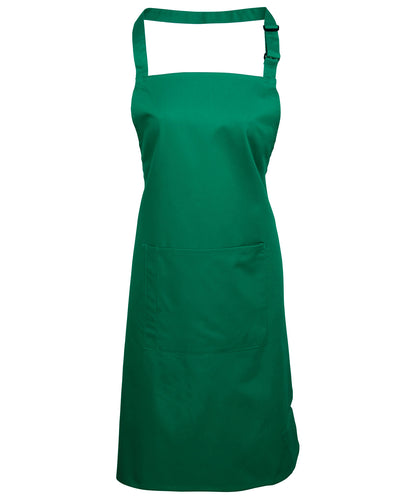 Premier - Colours bib apron with pocket - PR154