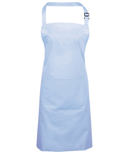 Premier - Colours bib apron with pocket - PR154