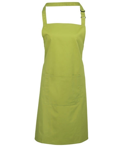 Premier - Colours bib apron with pocket - PR154