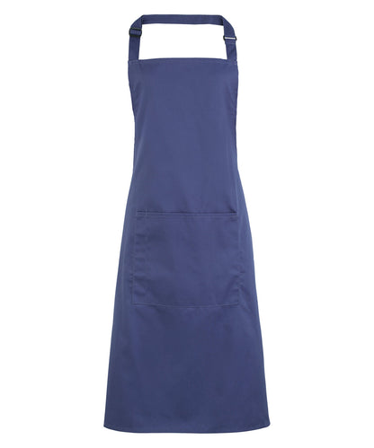 Premier - Colours bib apron with pocket - PR154