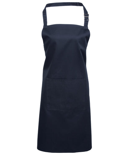 Premier - Colours bib apron with pocket - PR154
