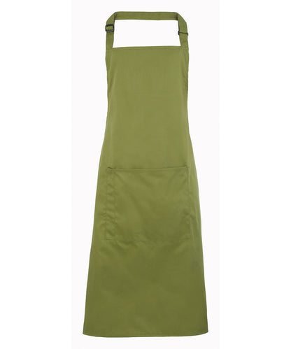 Premier - Colours bib apron with pocket - PR154