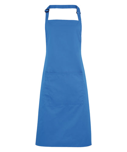 Premier - Colours bib apron with pocket - PR154