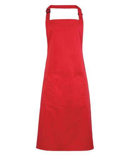 Premier - Colours bib apron with pocket - PR154