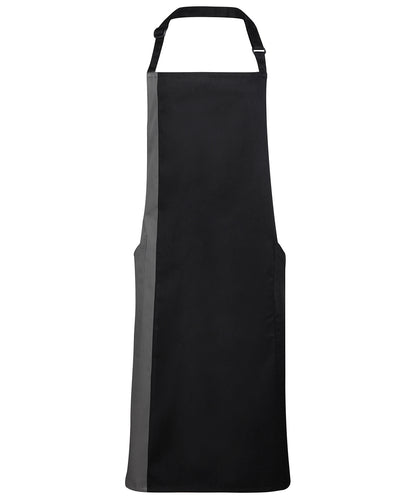 Premier - Contrast bib apron - PR162