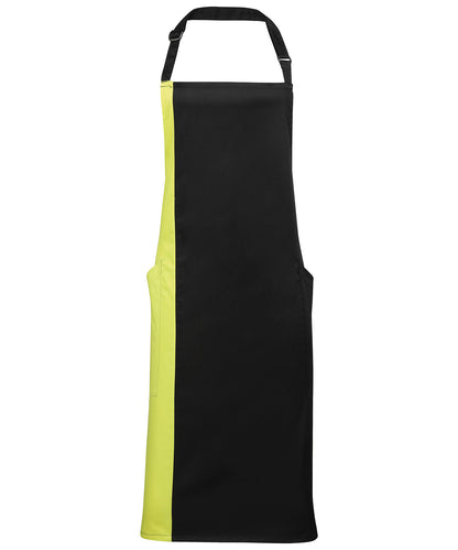 Premier - Contrast bib apron - PR162