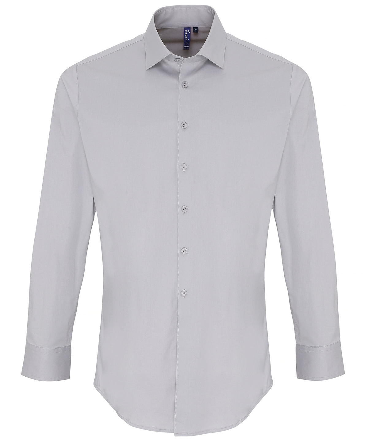 Premier - Stretch fit cotton poplin long sleeve shirt - PR244